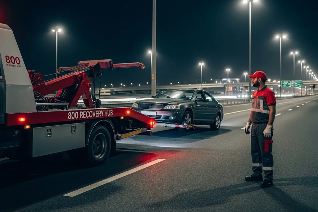 Car towing service providing fast, safe, and reliable vehicle transportation for all types of cars.