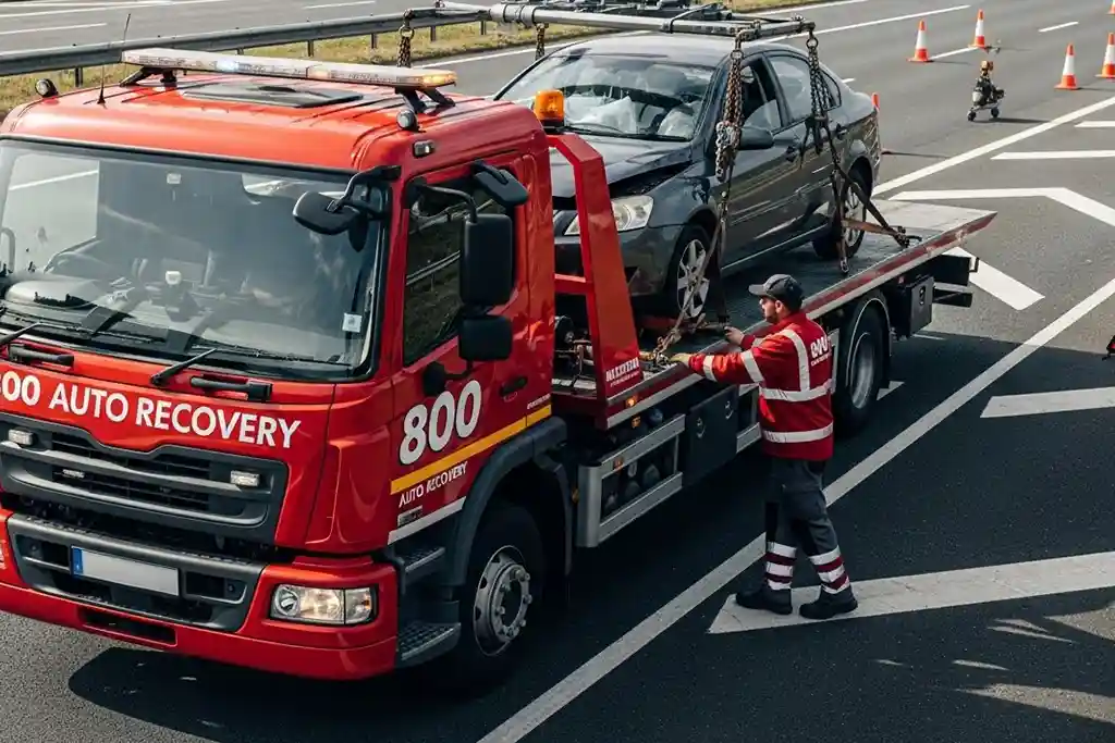 Car recovery service offering professional towing and roadside assistance for vehicles in distress.
