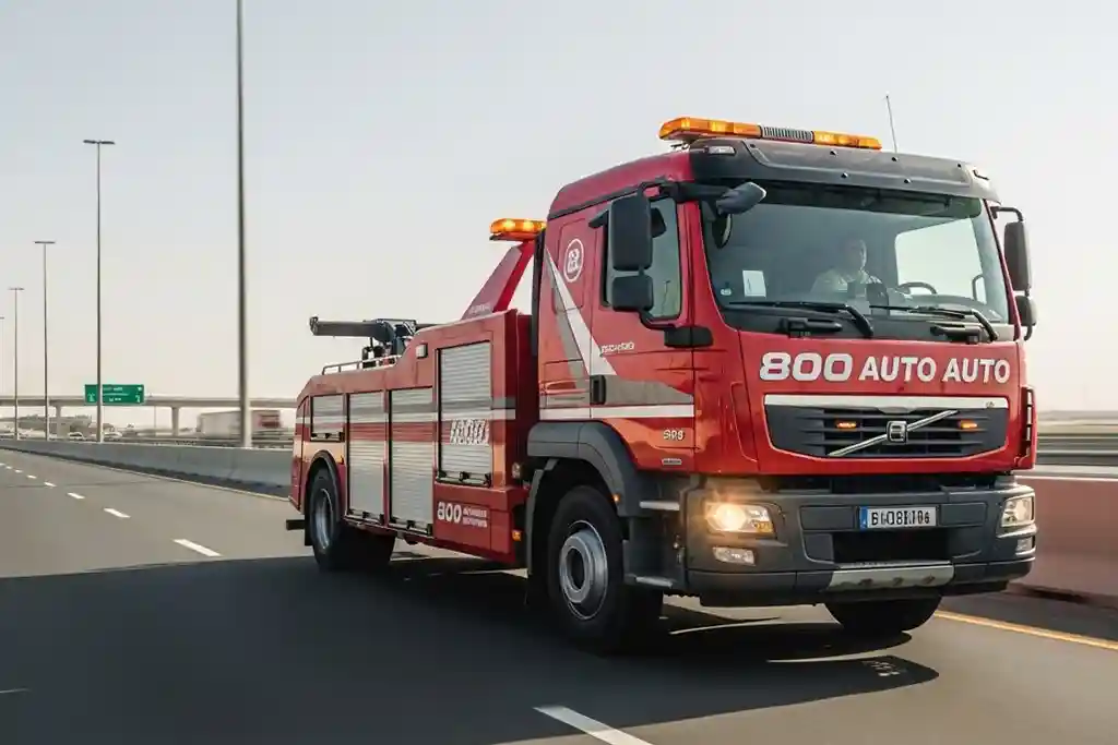 Nearest recovery truck dispatched immediately for quick roadside assistance and towing.